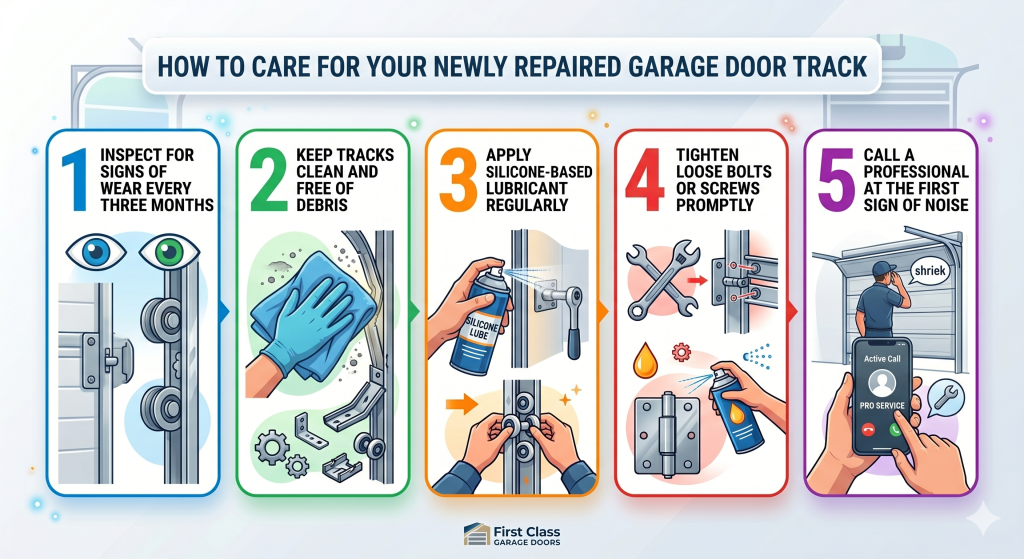How to Care for Your Newly Repaired Garage Door Track